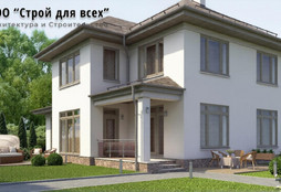 ПД-01.Двухэтажный дом с тренажерным залом и сауной 14 м x 13 м.
