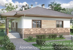 ПД-02 Коттедж с тремя спальнями 12.3*11.1 метр.